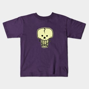 Skull with earrings Kids T-Shirt